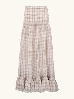 Grey check Maria skirt Skirt Racil    - Collagerie