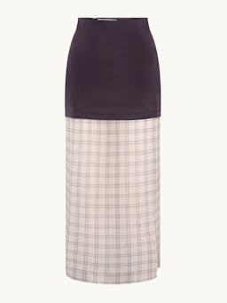 Grey check Demi skirt Skirt Racil    - Collagerie