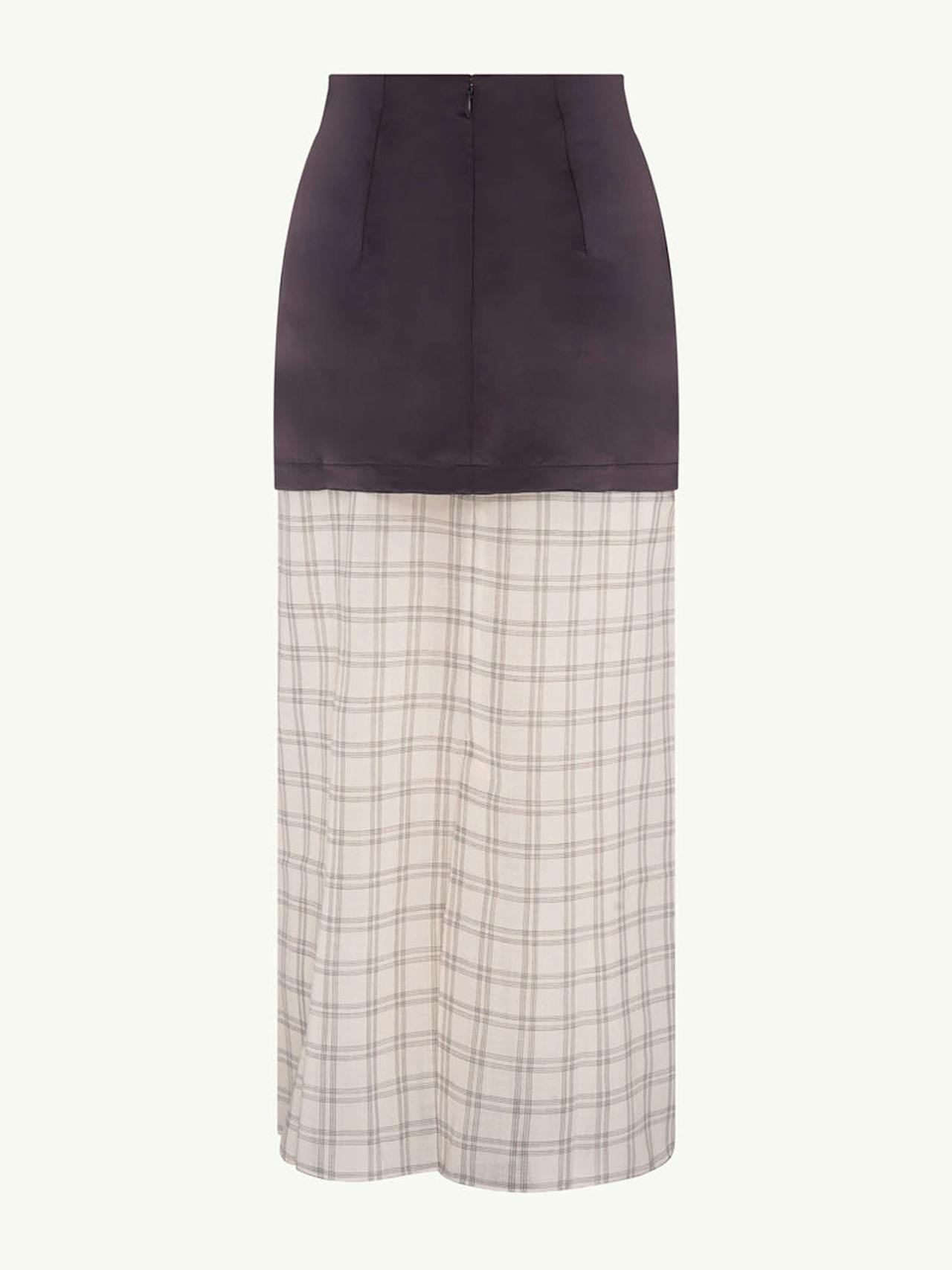 Grey check Demi skirt Skirt Racil    - Collagerie