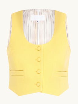 Yellow Tony waistcoat Top Racil    - Collagerie