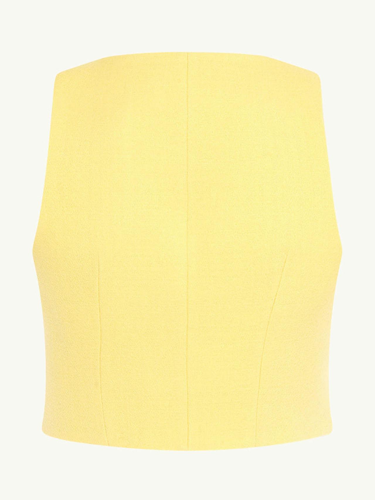 Yellow Tony waistcoat Top Racil    - Collagerie