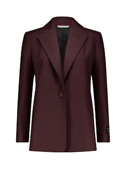 Bordeaux slim boyfriend blazer Clothing Marina Moscone    - Collagerie