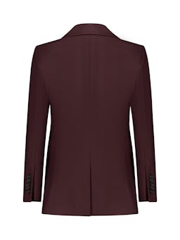 Bordeaux slim boyfriend blazer Clothing Marina Moscone    - Collagerie