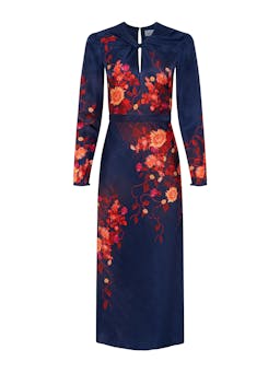 Flori sunset Claudia midi dress Dress Saloni    - Collagerie