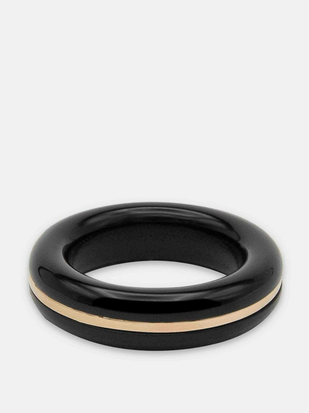Black onyx essential stacking ring