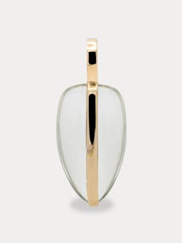 Green Amethyst small pebble pendant | 14K Jewellery & Watches By Pariah    - Collagerie