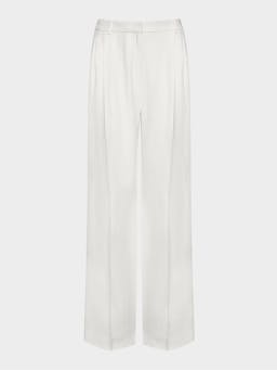 Ivory wide tailored trousers Trouser Saloni    - Collagerie