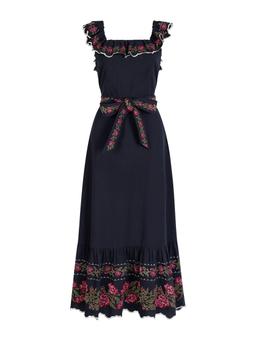 Tallulah embroidered black sundress DRESSES Beulah London    - Collagerie