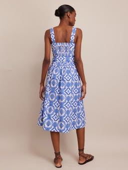 Belle tile blue Candace dress Dresses Cara Cara    - Collagerie