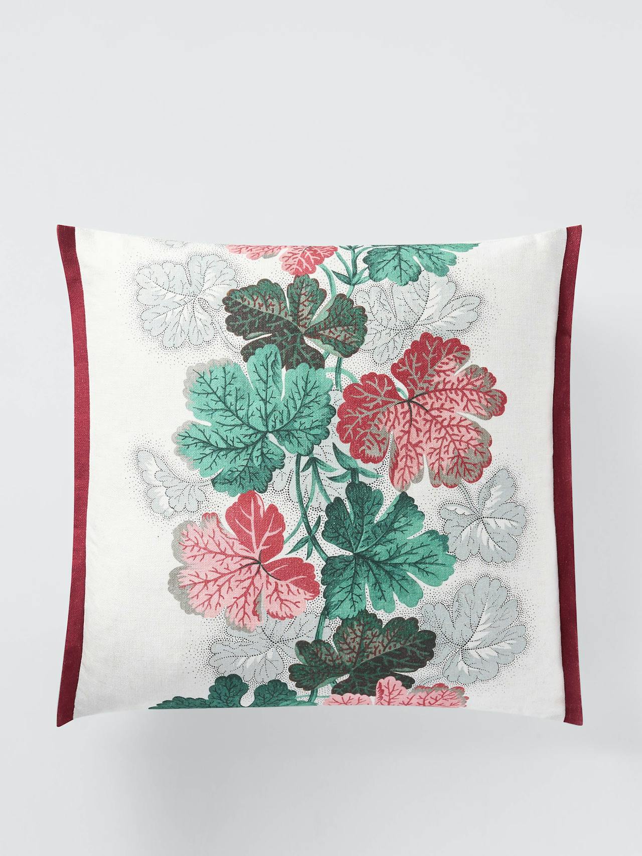 Geranium cushion, blush