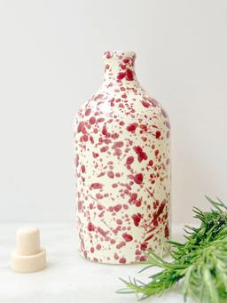 Cranberry oil and vinegar bottles  Hot Pottery    - Collagerie