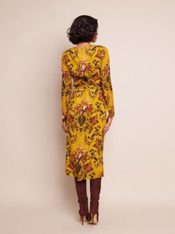 Dusty gold fleur Pepper dress Dresses Cara Cara    - Collagerie