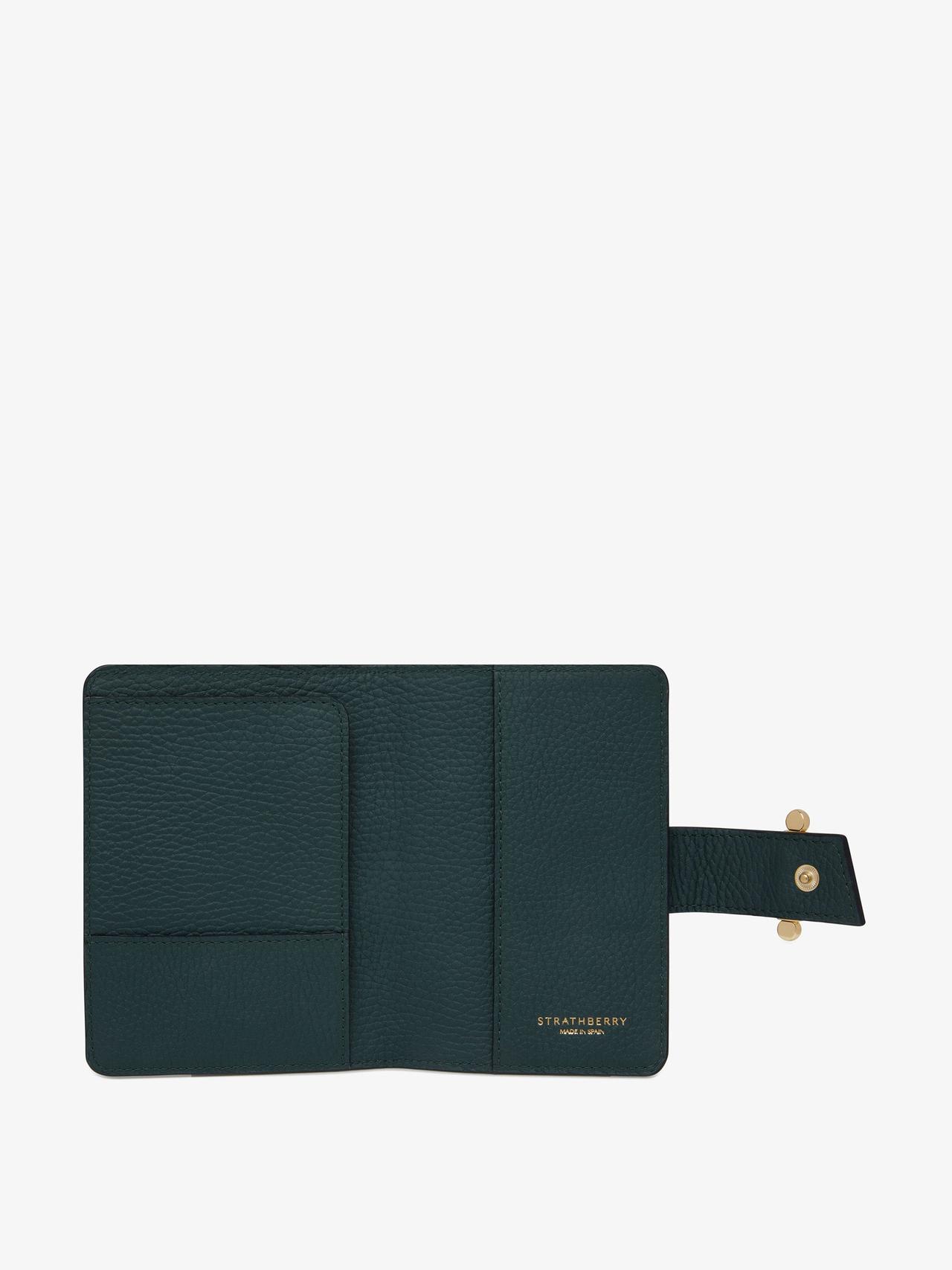 Bottle green Multrees passport holder Accesories Strathberry    - Collagerie