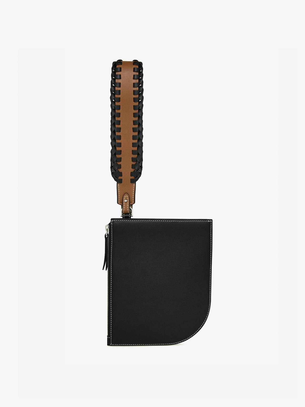 Black and chestnut leather wristlet Strathberry x Collagerie Wristlet Strathberry x Collagerie    - Collagerie