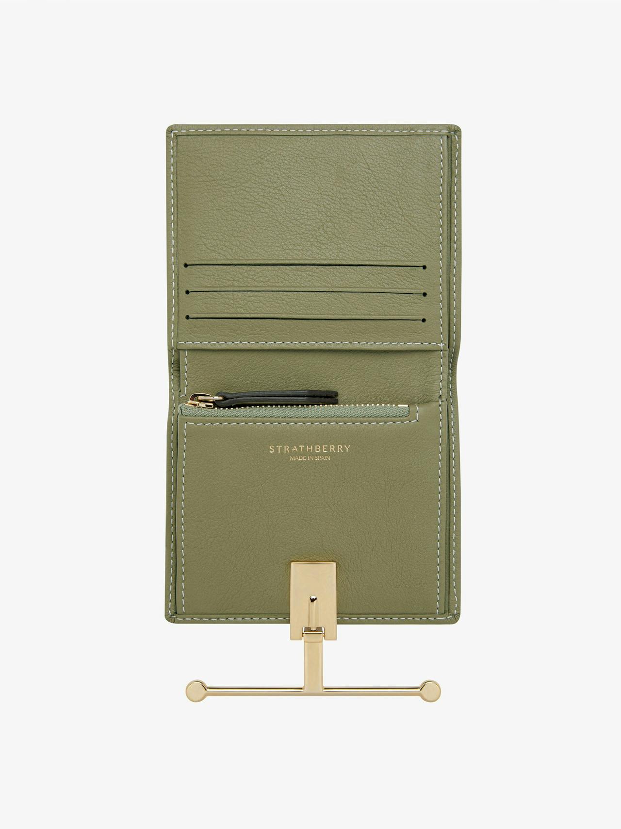 Pistachio vanilla thread Melville street wallet Melville Street Wallet Strathberry    - Collagerie