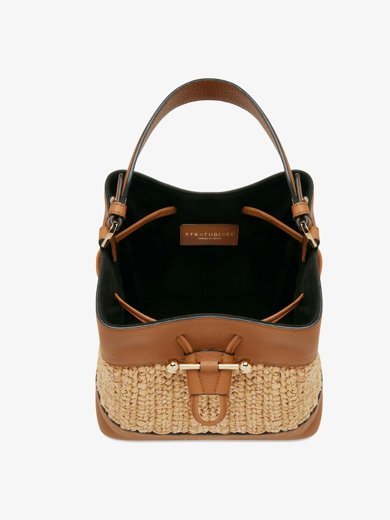 Raffia tan Osette midi bag Osette Midi Strathberry    - Collagerie