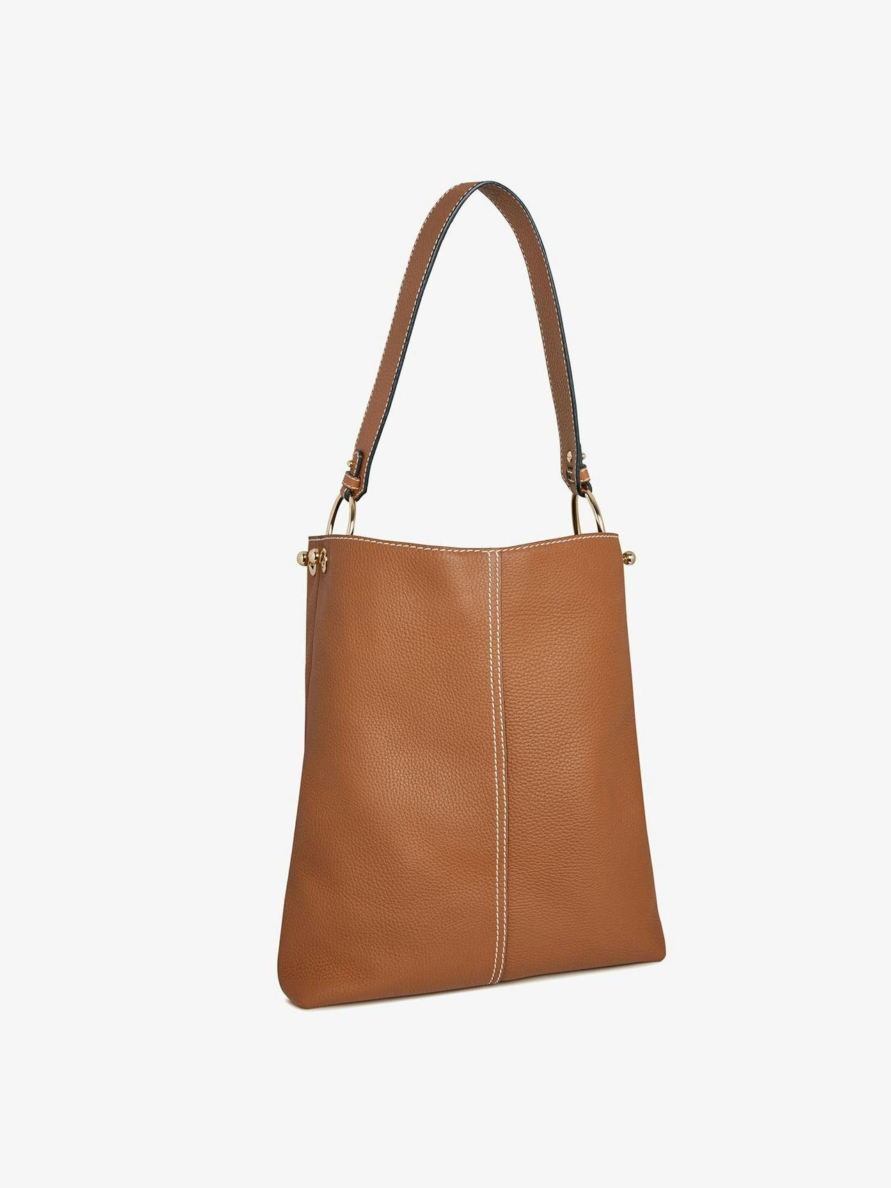 Tan Lana hobo midi bag Lana Hobo Midi Strathberry    - Collagerie