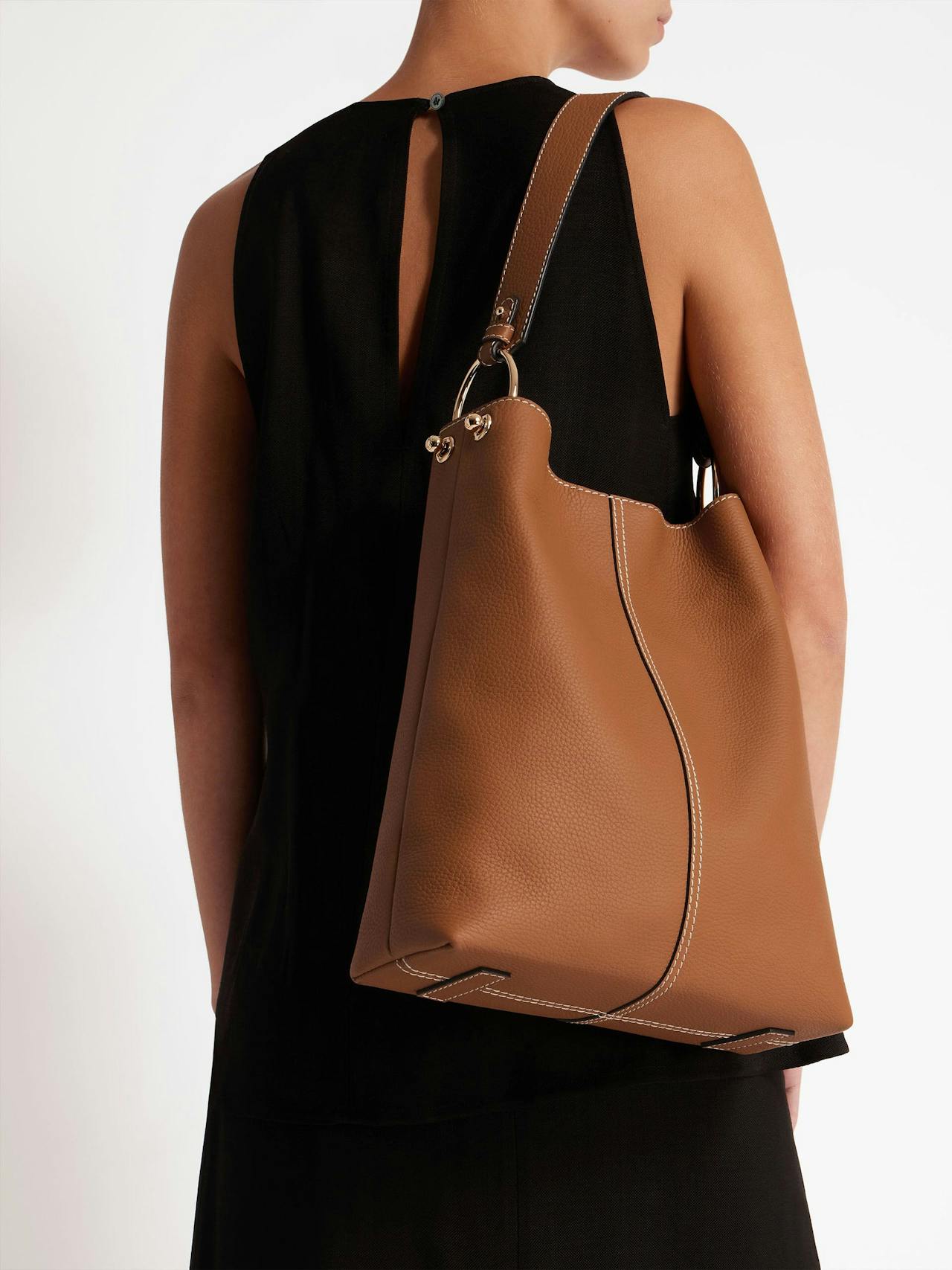 Tan Lana hobo midi bag Lana Hobo Midi Strathberry    - Collagerie