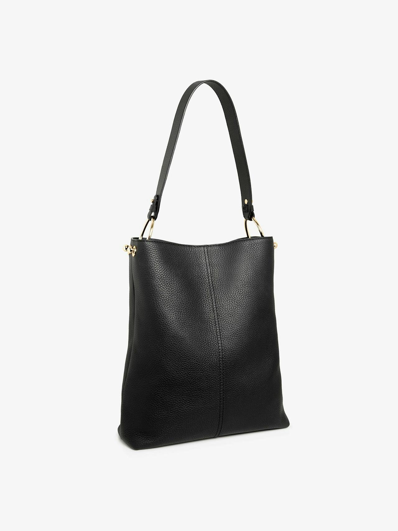 Black Lana hobo midi bag Lana Hobo Midi Strathberry    - Collagerie