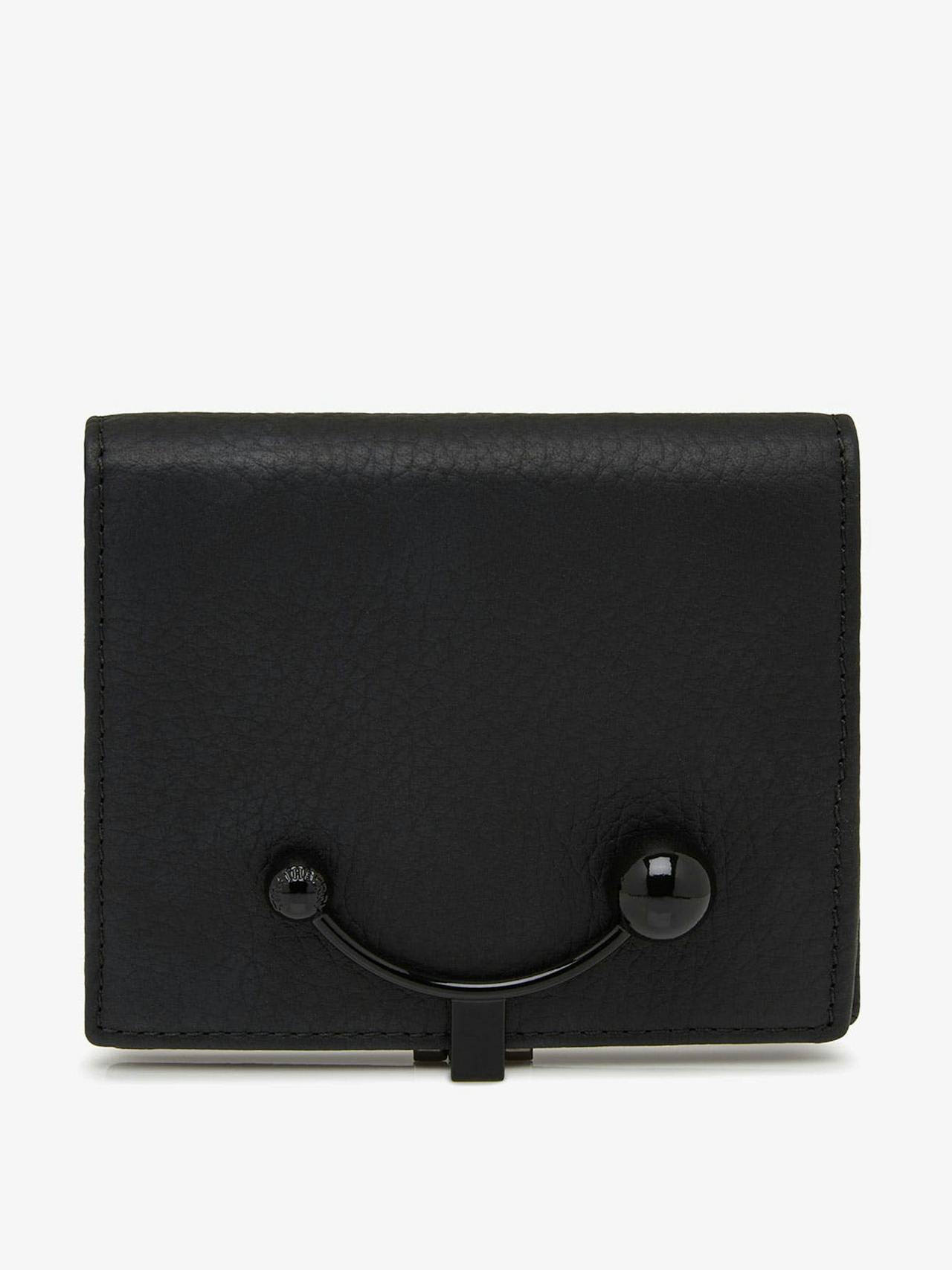 Black coated bar Crescent wallet