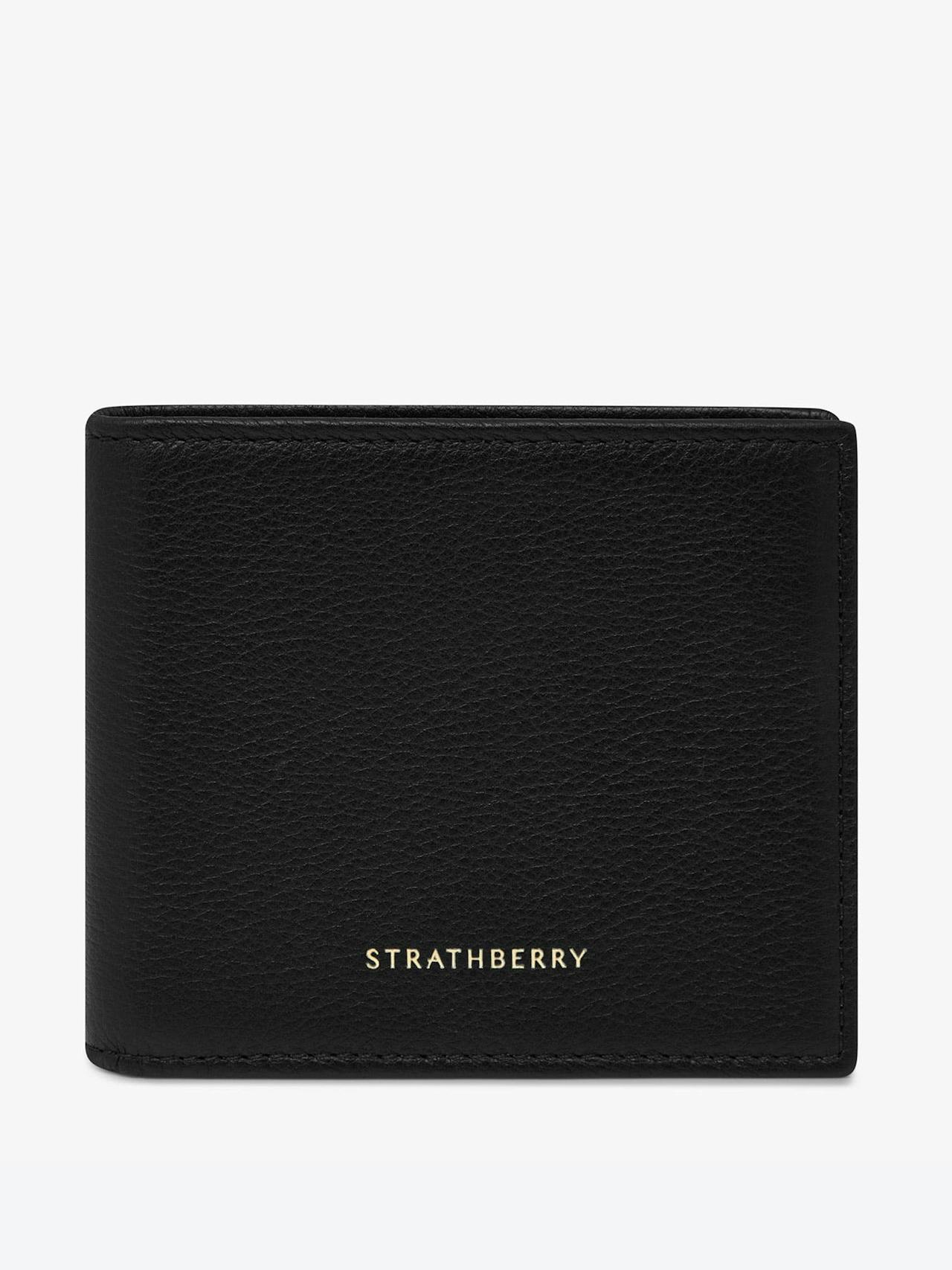 Black Castle Street Bi-Fold wallet Castle Street Bi-Fold Wallet Strathberry    - Collagerie