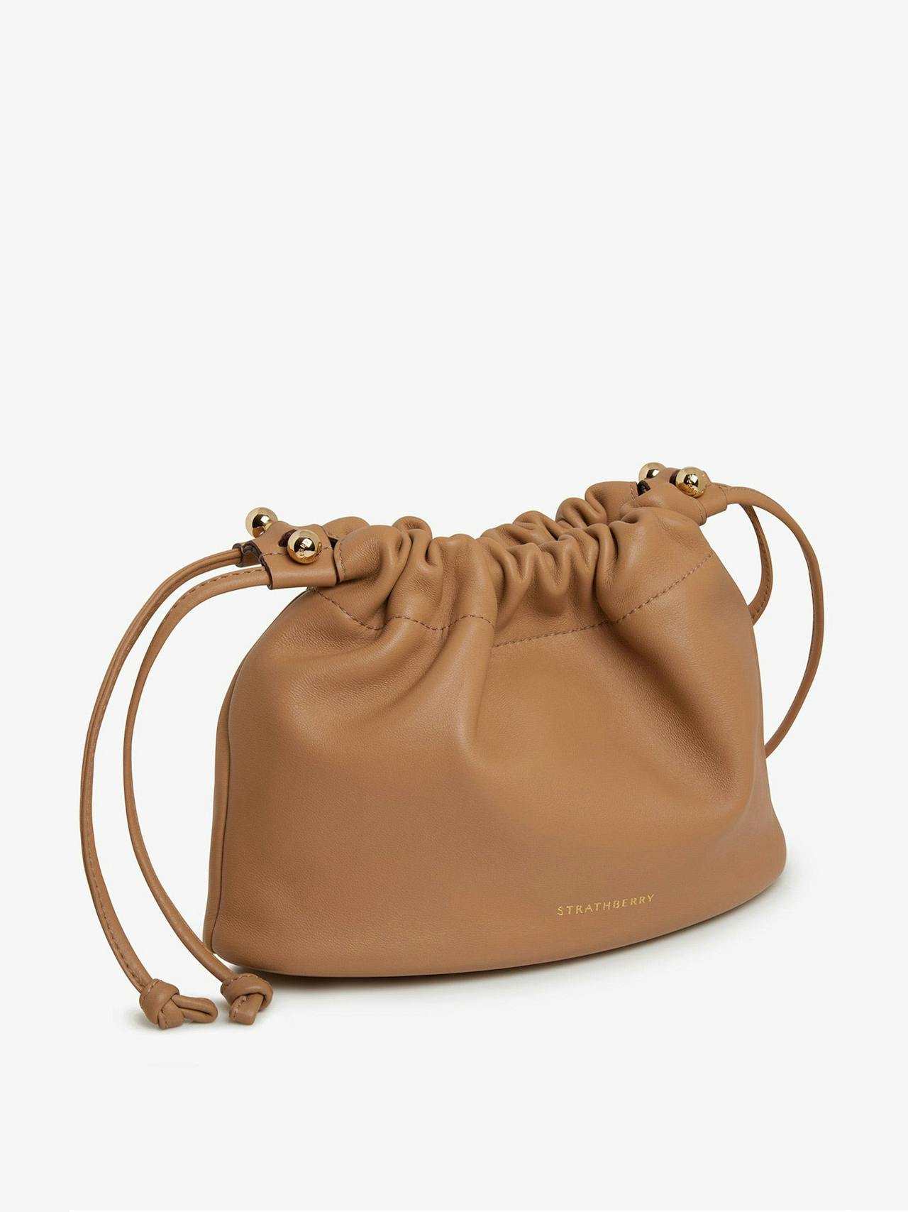 Caramel Charlotte drawstring bag