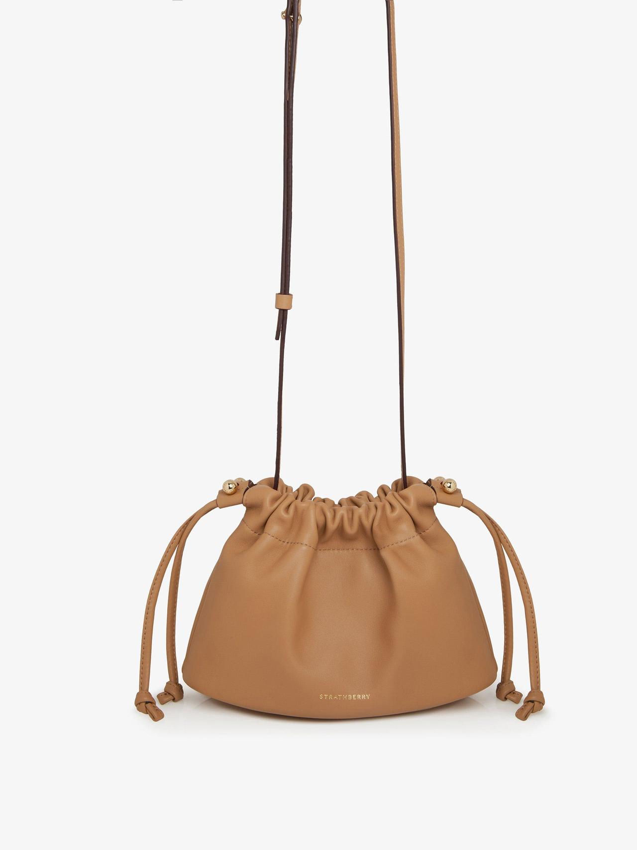 Caramel Charlotte drawstring bag Charlotte Drawstring Strathberry    - Collagerie