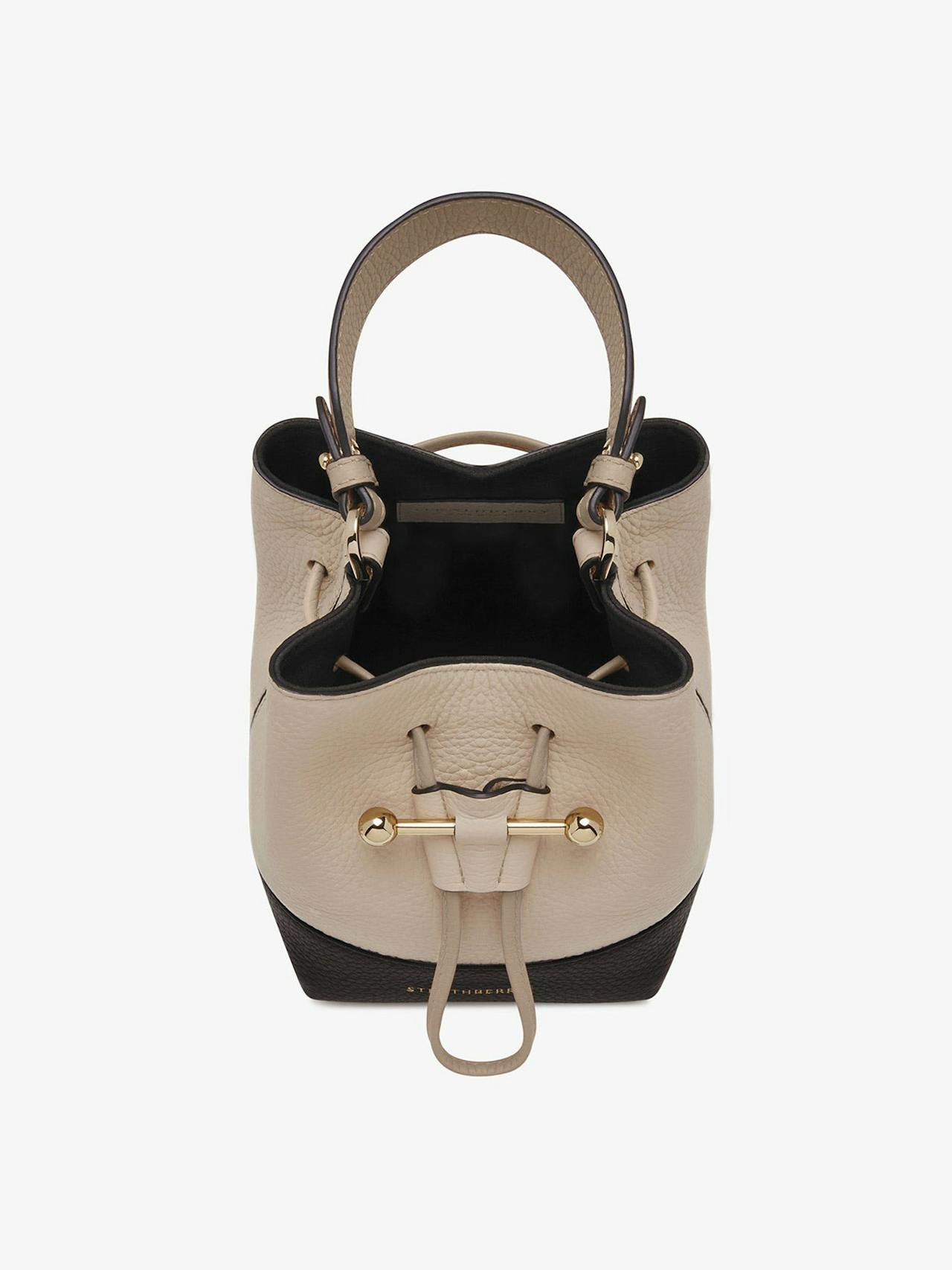 Black, oat and mushroom Osette bucket bag Osette Strathberry    - Collagerie