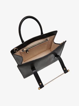 Black lizard-embossed leather The Strathberry midi tote The Strathberry Midi Tote Strathberry    - Collagerie