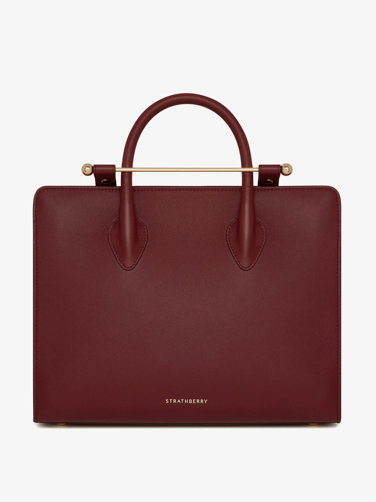 Oxblood The Strathberry midi tote bag The Strathberry Midi Tote Strathberry    - Collagerie