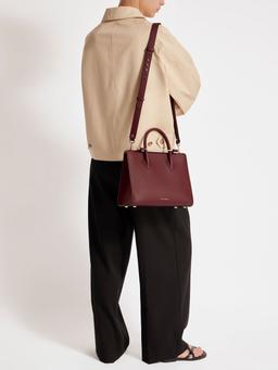 Oxblood The Strathberry midi tote bag The Strathberry Midi Tote Strathberry    - Collagerie