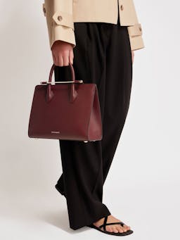 Oxblood The Strathberry midi tote bag The Strathberry Midi Tote Strathberry    - Collagerie