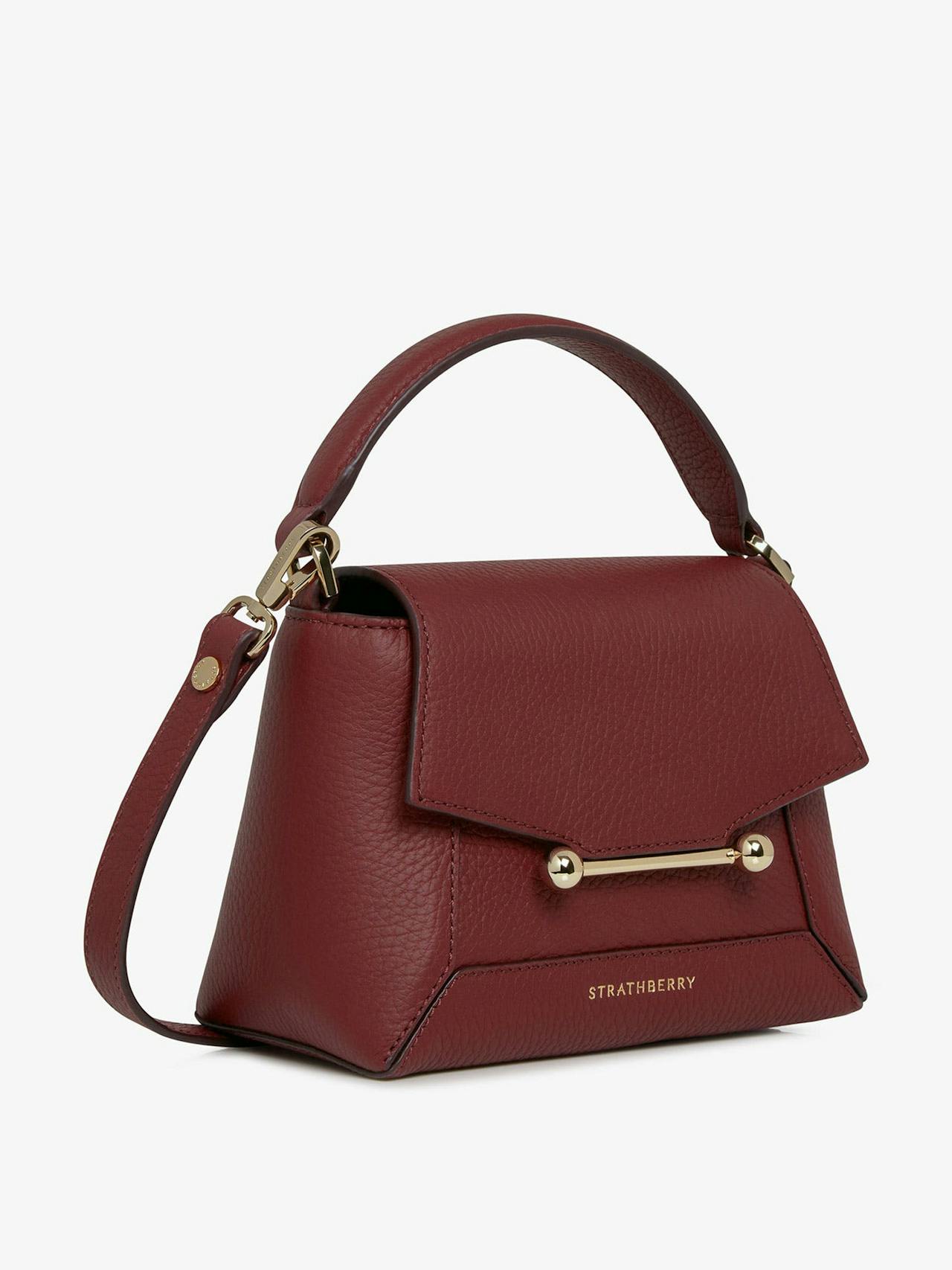 Oxblood Mosaic nano bag