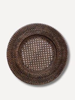 Rattan charger plate Table Linen Valsa Home    - Collagerie