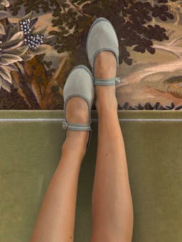 White Dalloway Mary Jane flats Mary Jane Flabelus    - Collagerie