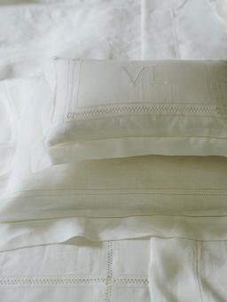 Diamond stitch pillowcase Popular Products to Monogram Volga Linen    - Collagerie