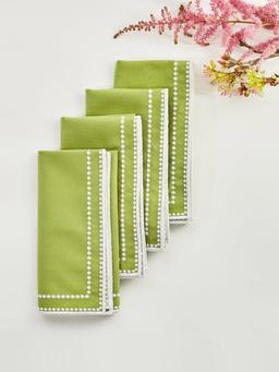 Margaux sage napkins, set of 4 SALES Maison Margaux    - Collagerie