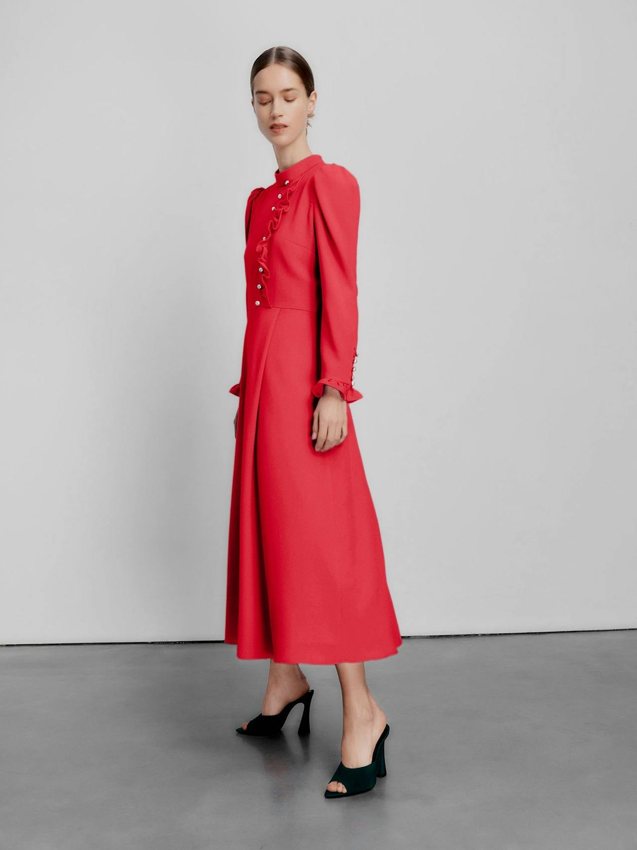 Crimson Christina dress DRESSES Beulah London    - Collagerie