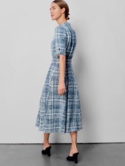 Ahana boucle check dress DRESSES Beulah London    - Collagerie