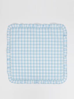 Soft blue gingham placemats, set of 4 SHOP Maison Margaux    - Collagerie