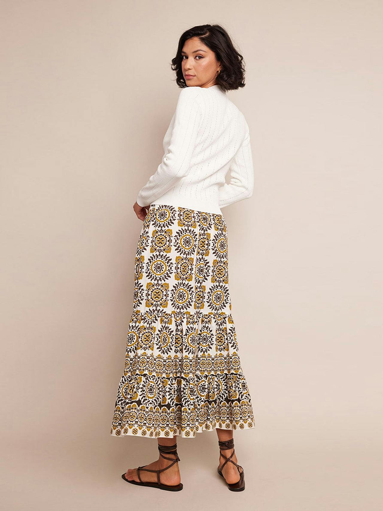 Turtledove medallion tile Chase skirt Skirts Cara Cara    - Collagerie