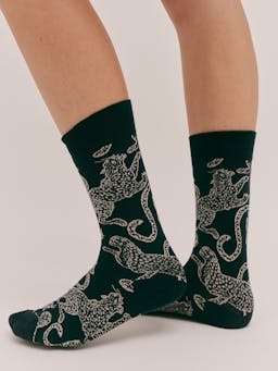 Women's socks jag navy Women's Socks Desmond & Dempsey    - Collagerie