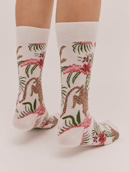 Women's socks soleia cream Women's Socks Desmond & Dempsey    - Collagerie