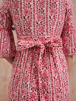 Rosewood border Savannah dress Dresses Pink City Prints    - Collagerie