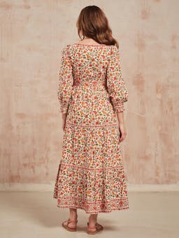 Maple jaal Alicia dress Dresses Pink City Prints    - Collagerie