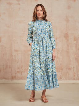 Vintage mix Gemma dress Dresses Pink City Prints    - Collagerie