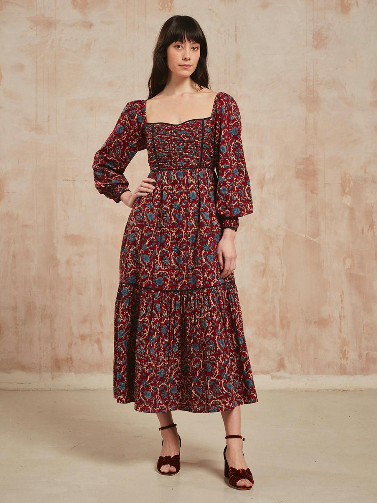 Cedar jaal Riley dress Dresses Pink City Prints    - Collagerie