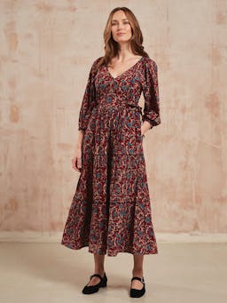 Cedar jaal Laura dress Dresses Pink City Prints    - Collagerie