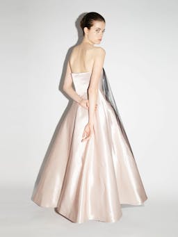 Gail dress rose satin and embellished tulle Dresses Huishan Zhang    - Collagerie