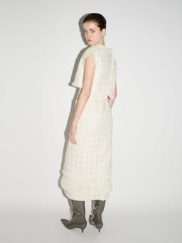 Peyton vest ivory tweed Dresses Huishan Zhang    - Collagerie